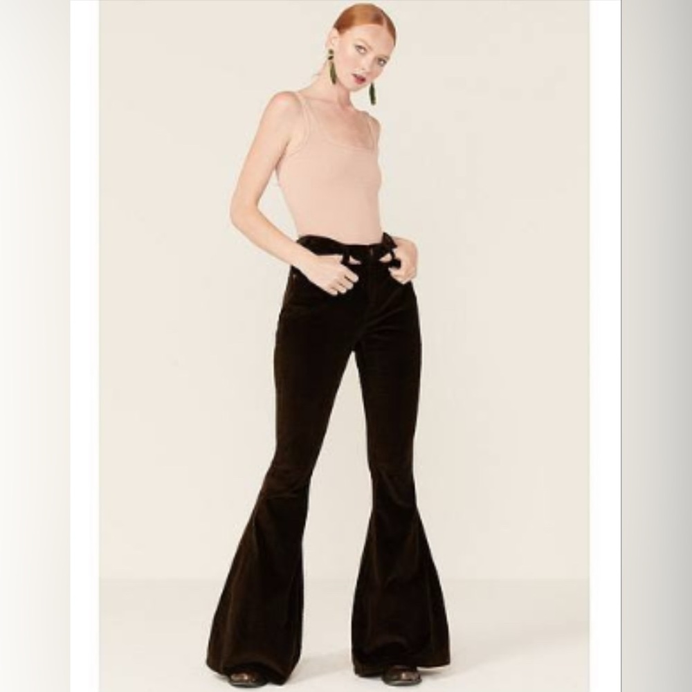 Women's Corduroy Bell Bottom Jeans